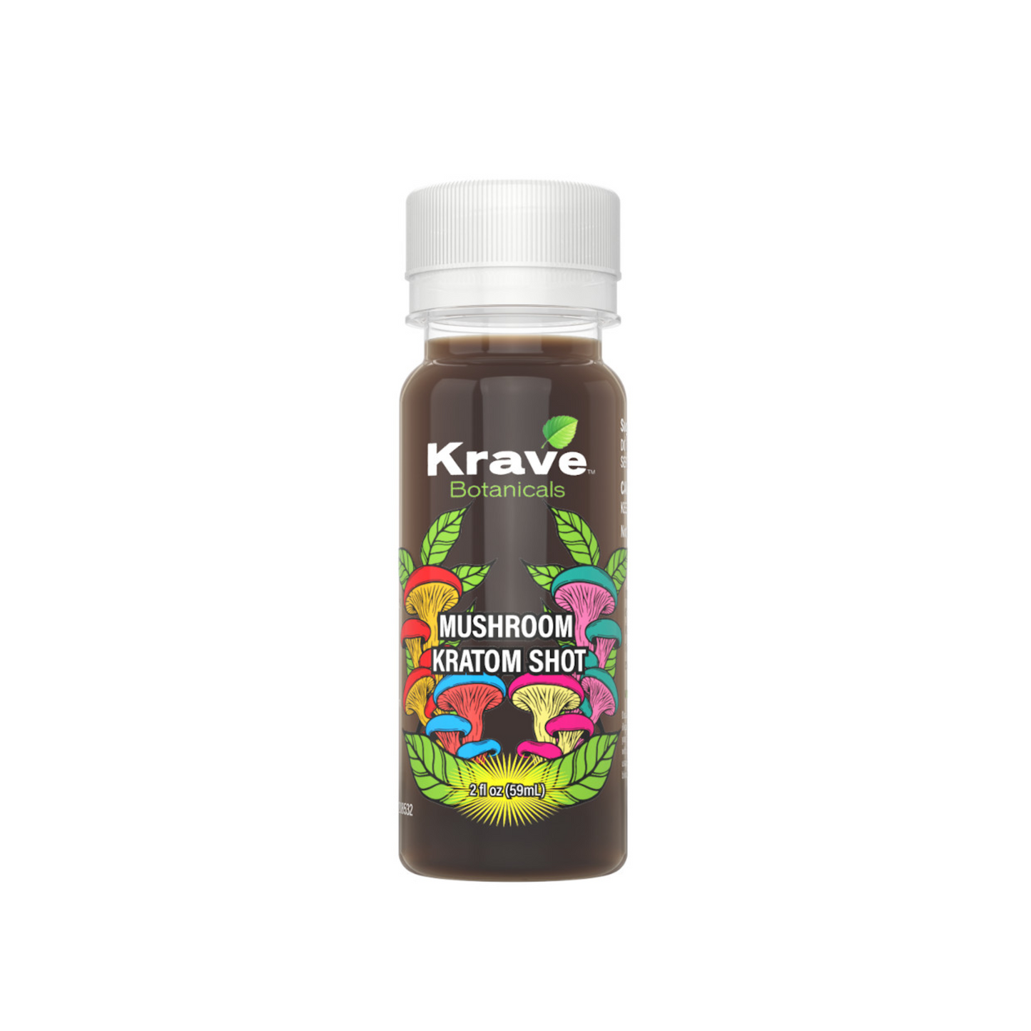 Krave Botanicals Mushroom Kratom Shot