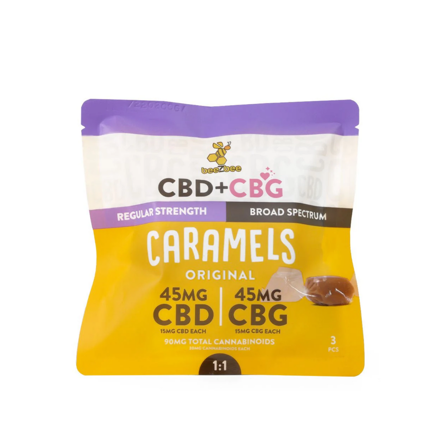 beeZbee CBD+CBG Caramels