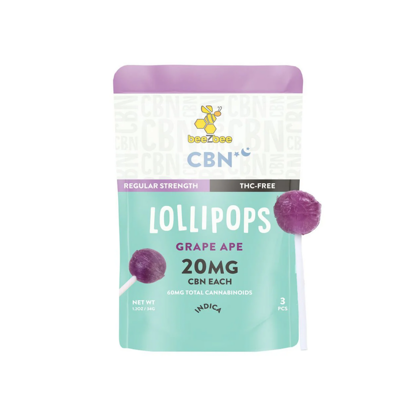 beeZbee CBN Terpene Lollipops