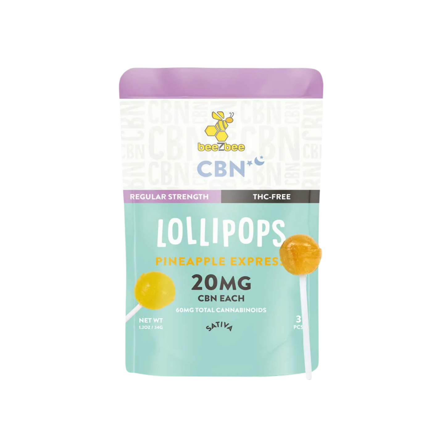 beeZbee CBN Terpene Lollipops